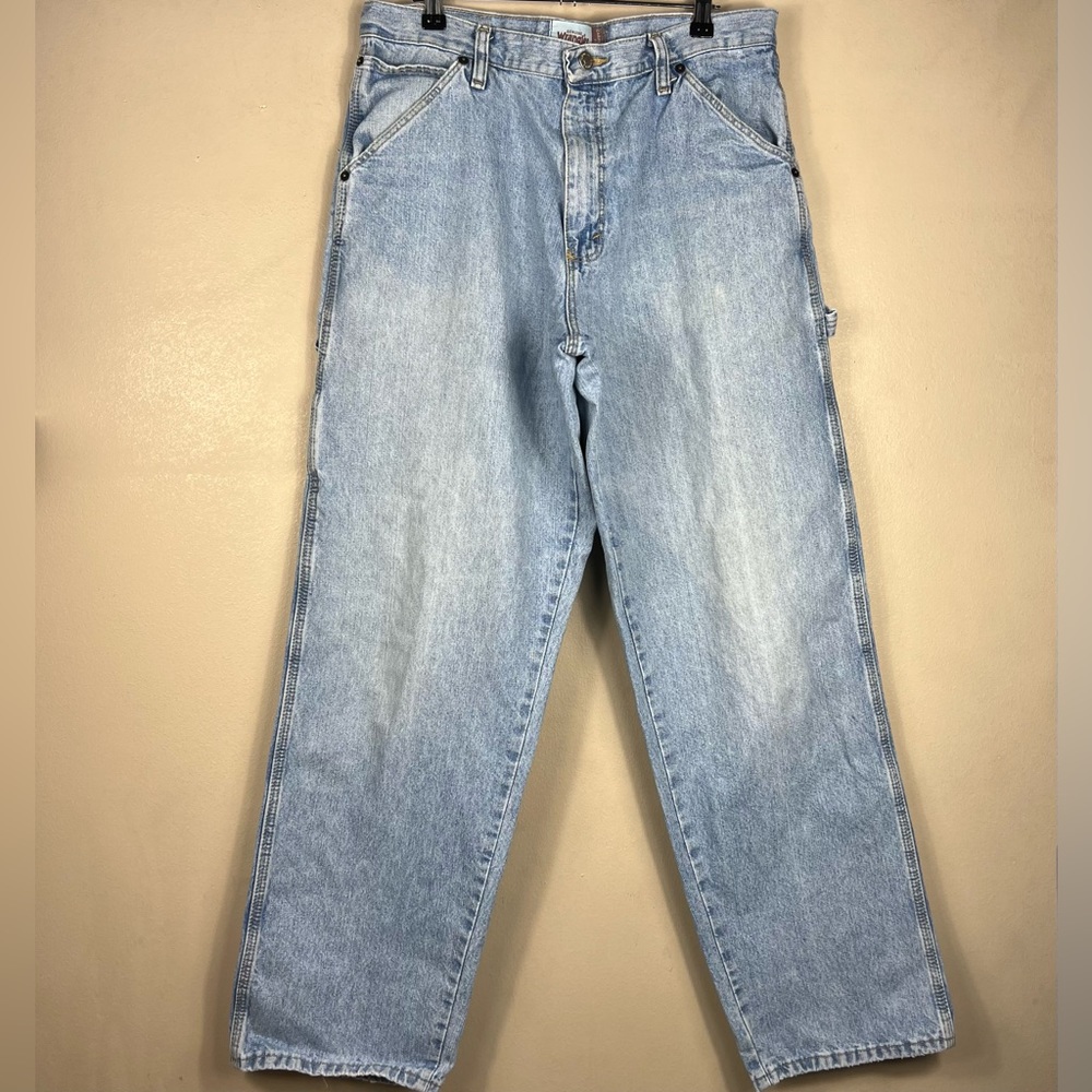 Wrangler 90’s Cargo Carpenter Blue Jeans